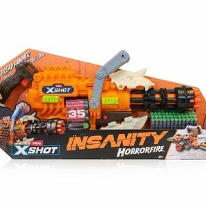 X-Shot Insanity Horrorfire Toy Blaster - Orange and Black
